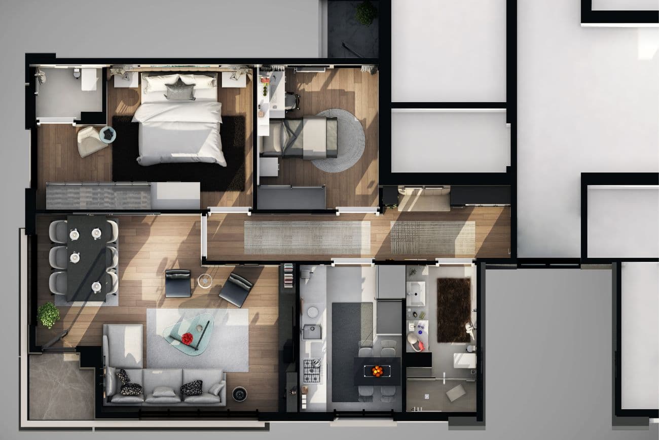 Ce înseamnă apartament decomandat sau semidecomandat?