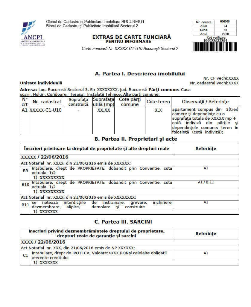 Extras de carte funciară gratis - Cum se obține extrasul gratuit