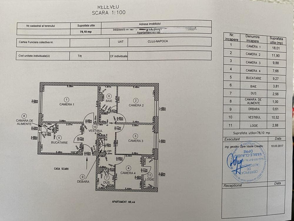 Apartament 4 camere decomandat 78 mp – Etaj 2/4 – Strada Tășnad - imagine 1